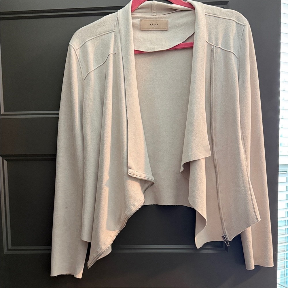 Cream Women's Faux Suede Jacket